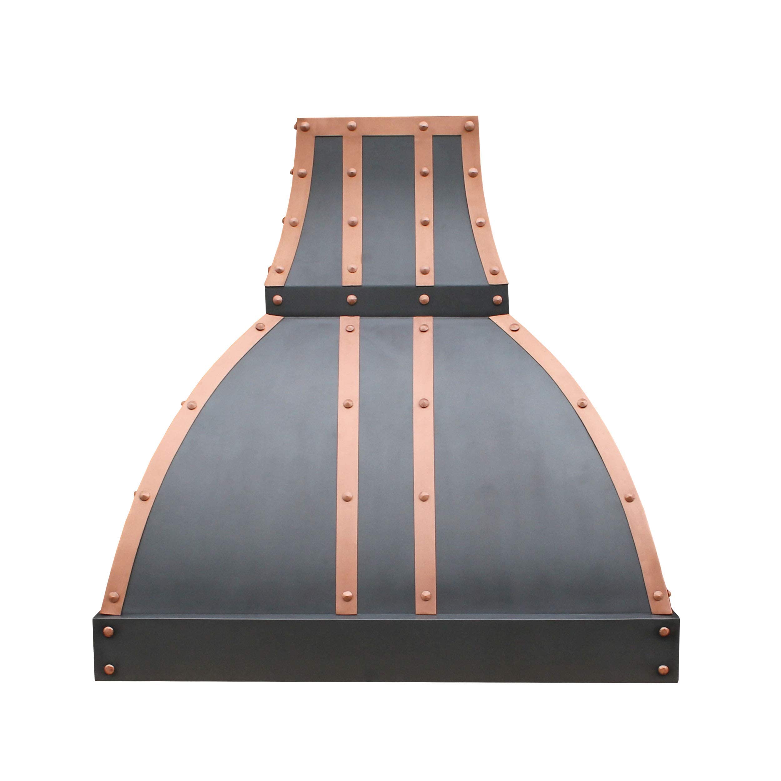 SINDA Natural Beautiful Copper Stove Range Hood with Powerful Range Hood Inserts, with Beehive-Natural Copper, H1STRBNI3030 product image
