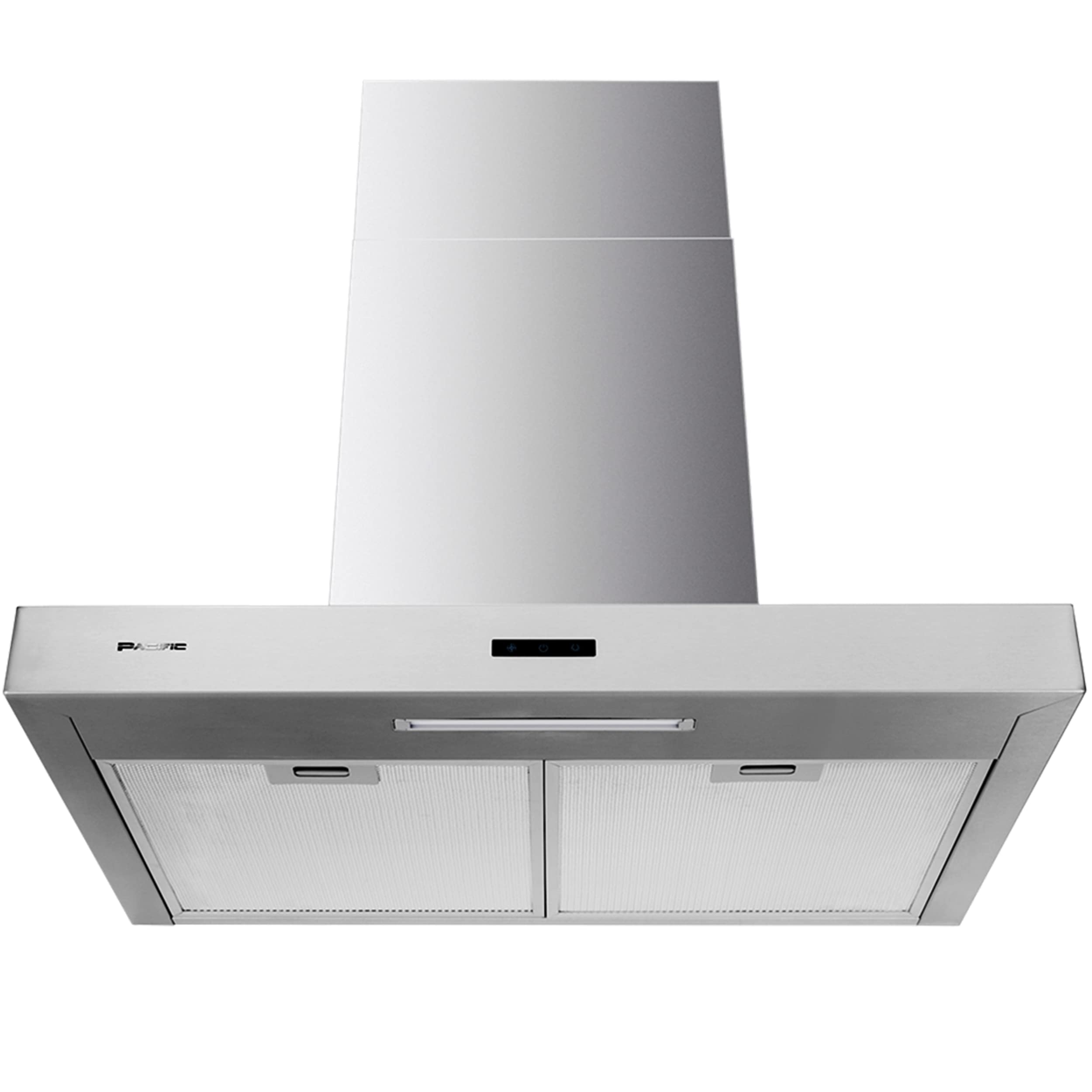 Pacific Economy Ducted Wall Mount Range Hood 30 inch with T-Box Chimney- 750CFM 3-Speed Powerful Kitchen Vent Hood - Electric Stainless Steel, Touch Control, Off Delay, LED Lights PR9330AS product image