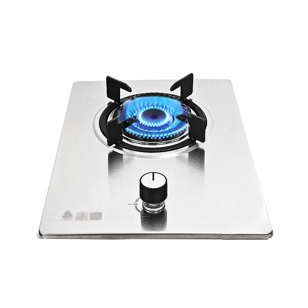 Built-In Gas Cooktop|Table-Top Single Stove|4.8Kw Fierce Fire|Black Crystal Explosion-Proof Glass Panel And Cast Iron Stove Stand D LPG A NG product image