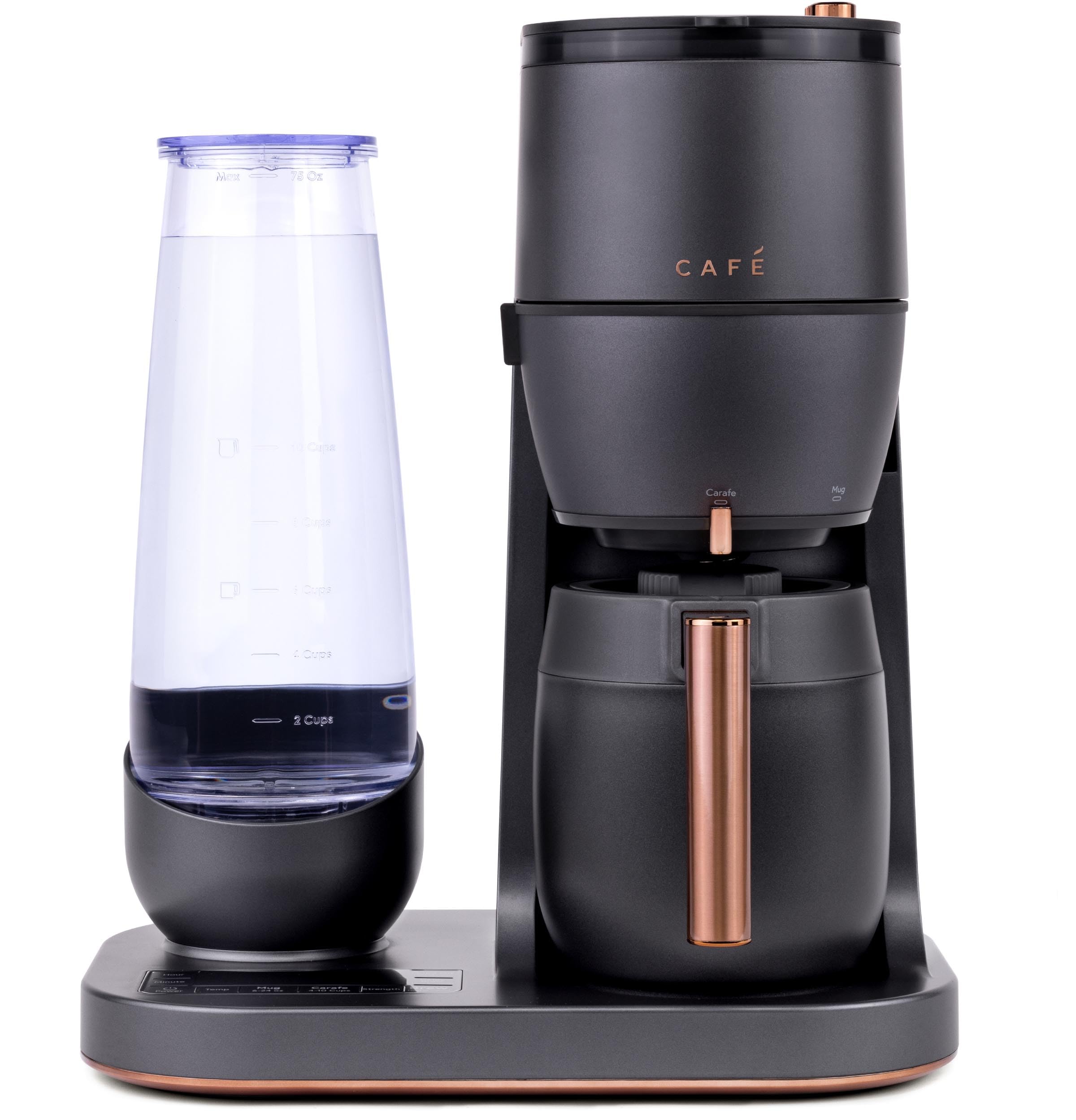 Café Specialty Grind and Brew Coffee Maker, Single-Serve Option, 10-Cup Thermal Carafe, WiFi Enabled Technology, Smart Home Kitchen Essentials, SCA Certified, Barista-Quality Brew, Matte Black product image