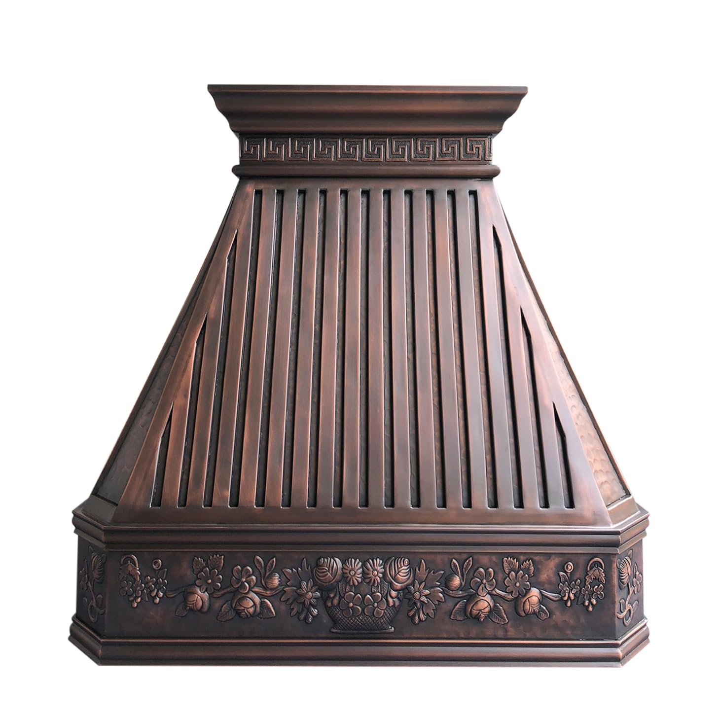 CT Copper Tailor Copper Vent Hood Island Mount,42’’ W,39’‘H, 1150 CFM Exhaust Fan,Stainless Steel Vent,LED Light,Dishwasher-Safe Baffle Filters,CT-VH14TA2 product image