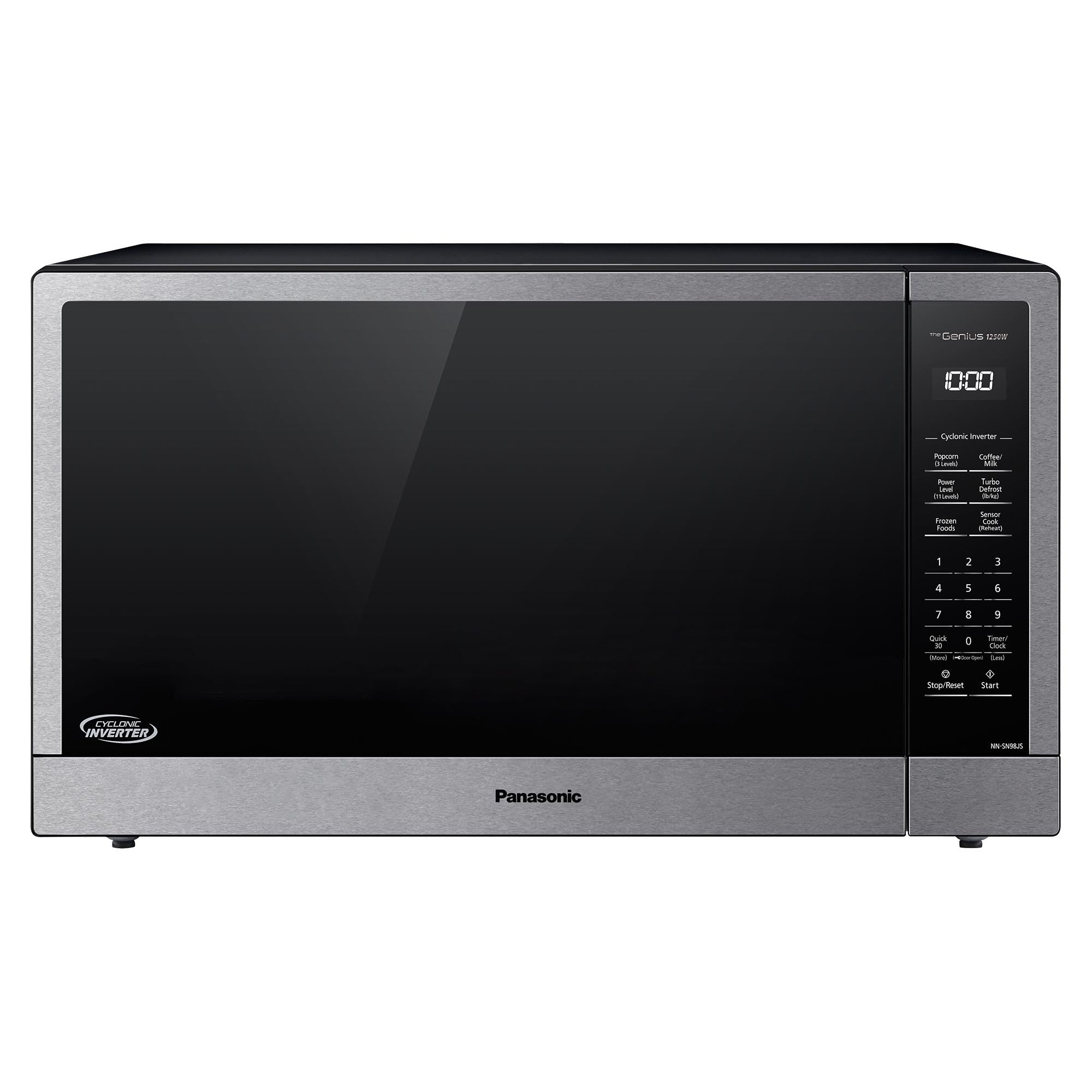 Panasonic NN-SN98JS Microwave Oven Stainless Steel Countertop/Built-In with Inverter Technology and Genius Sensor, 2.2 Cubic Foot, Stainless Steel product image