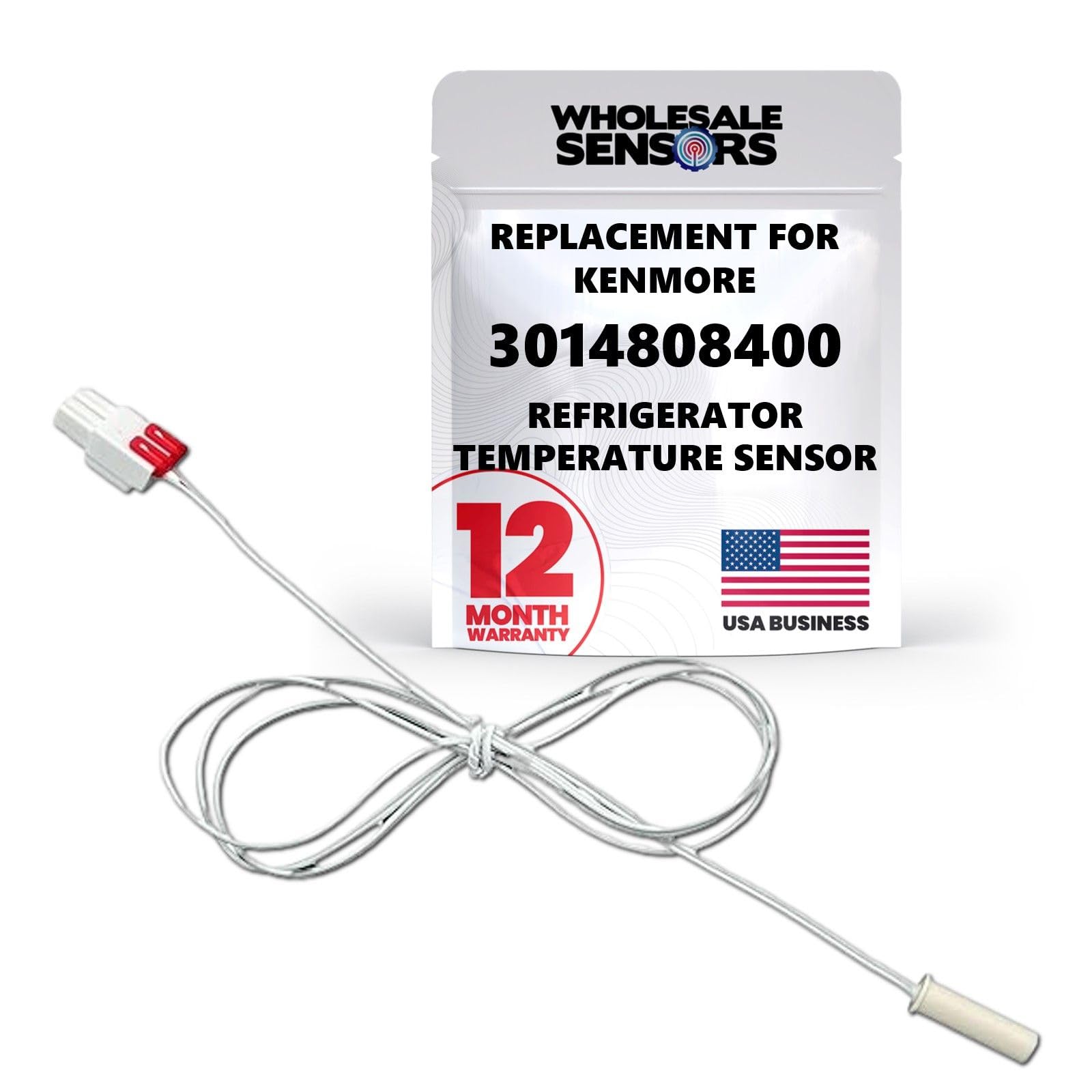Kenmore 3014808400 Replacement Refrigerator Temperature Sensor 12 Month Warranty product image