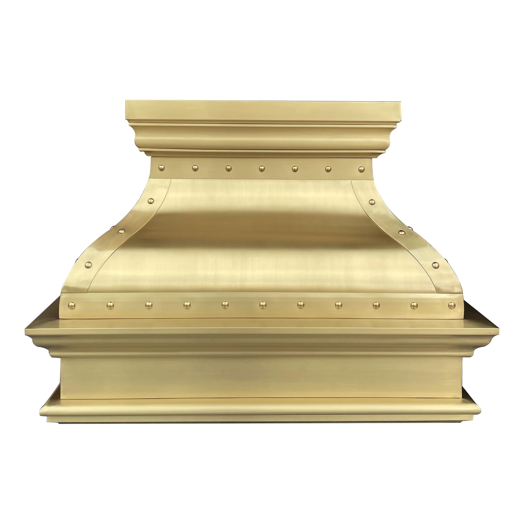 SINDA Classic Brass Range Hood with High Airflow Cenrtifugal Blower, Stainless Steel Vent with Liner and Internal Motor, Baffle Filter,SD-BSRH-2 606024W, 60"W x24"D x60"H, Wall Mount product image
